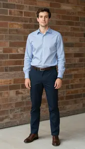 Male Corporate Securities Research Analyst Professional Stock Photo