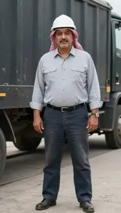 Male Freight Engineer Professional Stock Image