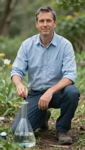 Male Hydrologists Stock Photo