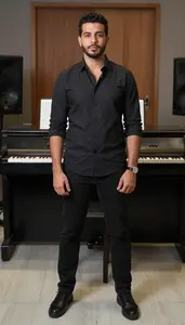 Male Music Directors And Composers Professional Stock Photo