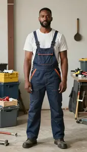 Male Plumber Assistant Portrait Stock Photo