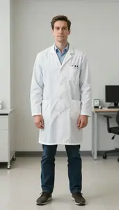 Male Procedural Dermatologist Professional Stock Photo