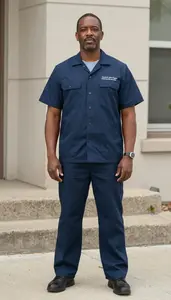 Male Public Health Sanitarian Technician Portrait Stock Photo
