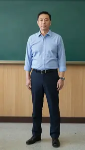 Male Public School Speech Clinician Stock Photo