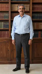 Male Spanish Literature Professor Professional Stock Image