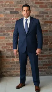 Male Advertising Solicitor Professional Stock Image