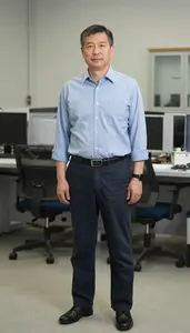 Male Aeronautical Engineering Professor Portrait Stock Photo