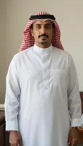 Male Arabic Professor Stock Photo