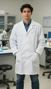 Male Biochemist Professional Stock Photo