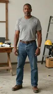 Male Civil Drafter Professional Stock Photo