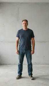 Male Concrete Mason Stock Photo