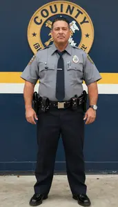 Male County Bailiff Portrait Stock Photo