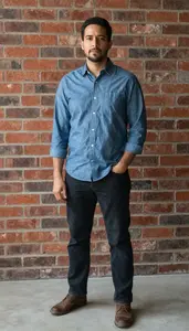 Male Creative Writing English Professor Portrait Stock Photo
