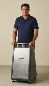 Male Deli Slicer Professional Stock Image
