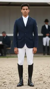 Male Dressage Judge Portrait Stock Photo
