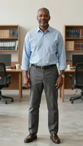 Male Educational Institution Curator Professional Stock Photo
