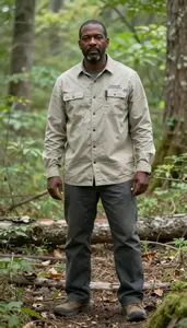 Male Environmental Protection Forester Portrait Stock Photo