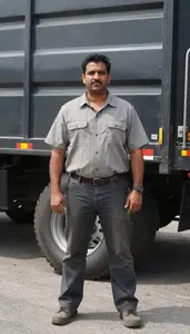 Male Freight Brake Operator Stock Photo