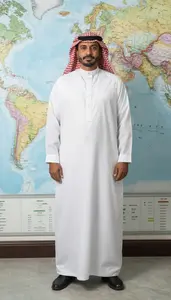 Male Geographers Portrait Stock Photo