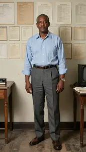 Male Historical Records Administrator Portrait Stock Photo