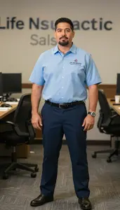 Male Life Insurance Salesperson Professional Stock Photo