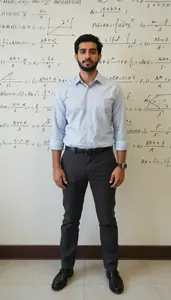 Male Mathematical Physicist Portrait Stock Photo