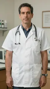 Male Medical Anthropologist Professional Stock Image