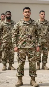 Male Military Careers Portrait Stock Photo