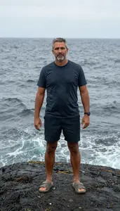 Male Oceanographer Stock Photo