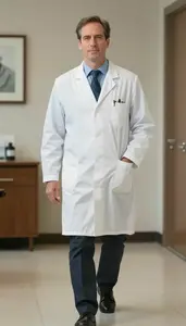 Male Oncologist Portrait Stock Photo