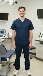 Male Orthodontic Assistant Portrait Stock Photo