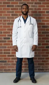 Male Podiatric Physician Portrait Stock Photo