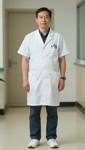Male Respiratory Therapists Portrait Stock Photo