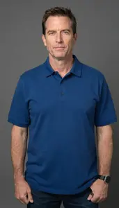 Male Sample Checker Portrait Stock Photo