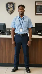Male Securities Teller Portrait Stock Photo
