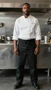 Male Sous Chef Portrait Stock Photo