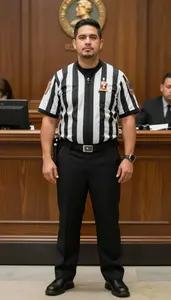 Male Traffic Court Referee Professional Stock Image