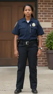 Female County Bailiff Stock Photo