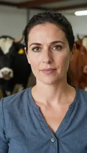 Female Cow Tender Professional Stock Image