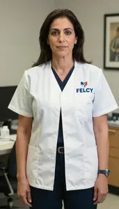 Female Emt Portrait Stock Photo
