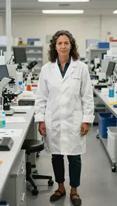 Female Fishery Biologist Professional Stock Photo