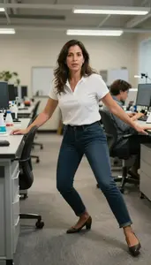 Female Geophysicist Professional Stock Photo