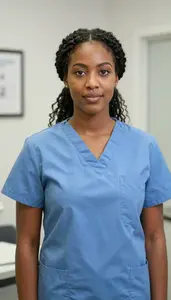 Female Maxillofacial Surgeon Stock Photo