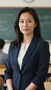 Female Middle School Principal Professional Stock Photo