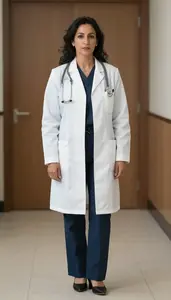 Female Primary Care Pediatrician Portrait Stock Photo
