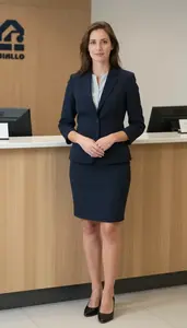 Female Receptionists Professional Stock Image