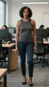 Female Recreation Assistant Portrait Stock Photo
