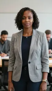 Female Russian Language Professor Professional Stock Photo