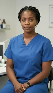Female Staff Anesthetist Portrait Stock Photo