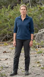 Female Surface Hydrologist Portrait Stock Photo